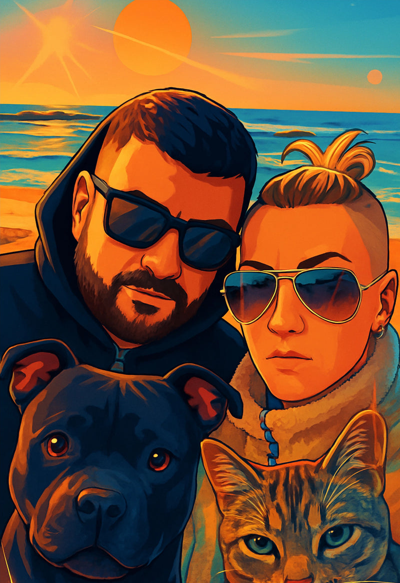 Poster Comics animaux