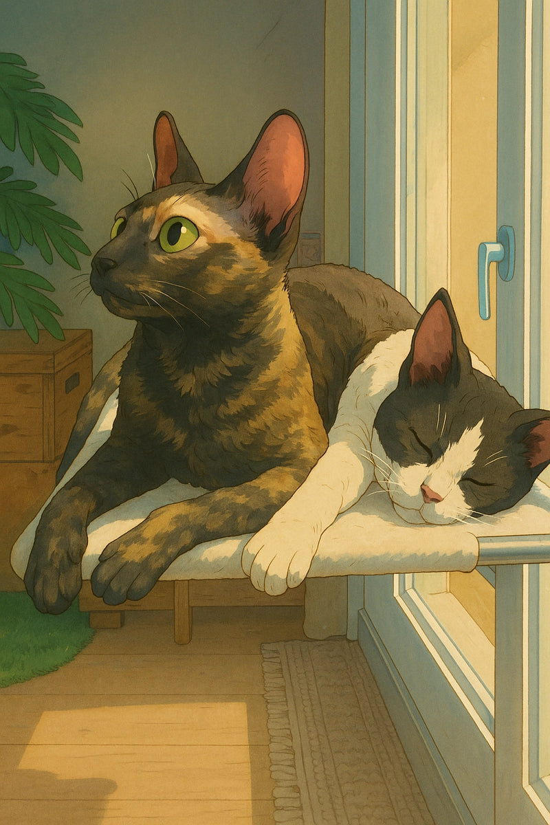 portrait chats ghibli